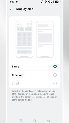 How to change display size in realme phone #shorts #youtubeshorts #tech #viral