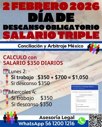 February 2nd. Mandatory rest day - Triple pay