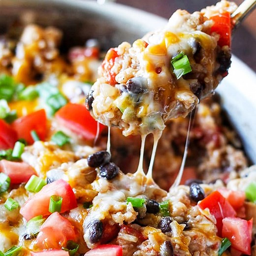 One-Pot Chicken Burrito Bowl