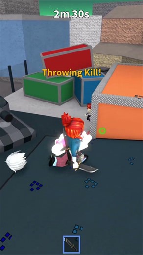 I was not expecting to hit the last throw😳 || Murder Mystery 2