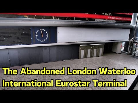 The Abandoned London Waterloo International Eurostar Terminal #abandoned #eurostar #fyp