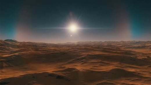Mars, Alien Planet, Desert Planet. Free Stock Video