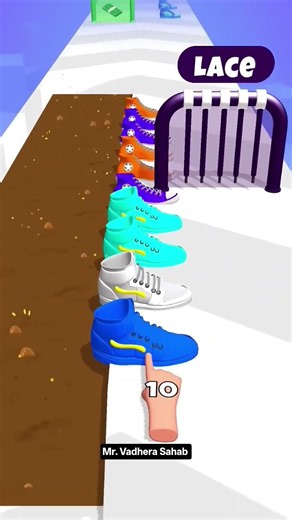 New Shoes Jisko Bacche Pahnege || Sneaker Stack 3d ll Gameplay Videos ll Vadhera Sahab Yt ll #shorts