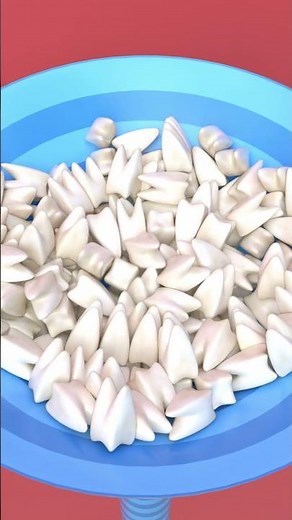 Into The Funnel Premolar Tooth Drop #tooth #drop #premolar #animation #satisfying #3danimation