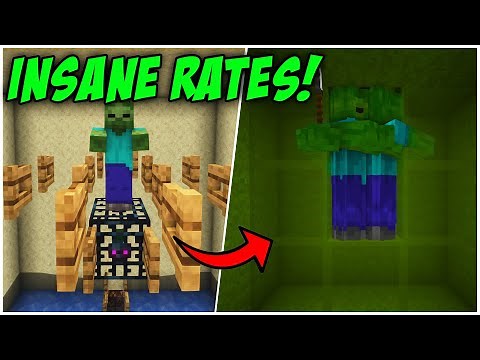 The MOST EFFICIENT Zombie Grinder XP Farm in Minecraft Java 1.21 (Tutorial)