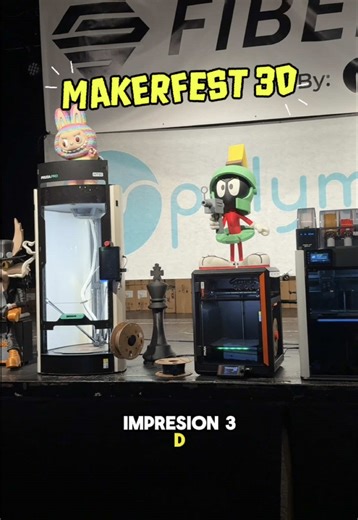 Visitando la @makerfest.3d 🥳 Pude ir al evento el viernes, vi muchas aplicaciones con impresión 3D y conocí a los organizadores de @labotiga3d que estan haciendo un gran trabajo para acercar la impresión 3D a la ciudad de Mollet del Vallès 🙌 El año que viene si puedo me quedo todo el finde 🙏 #makerfest3d #impresion3d #3dprinting #molletdelvalles
