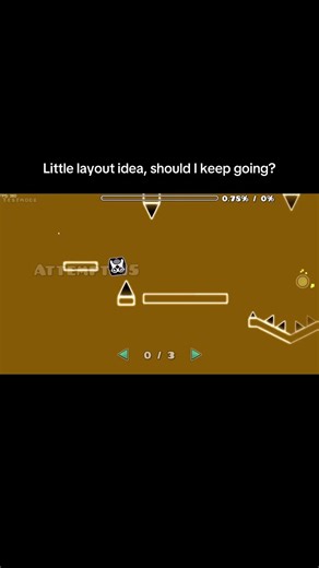 Innovative Geometry Dash Layout Idea