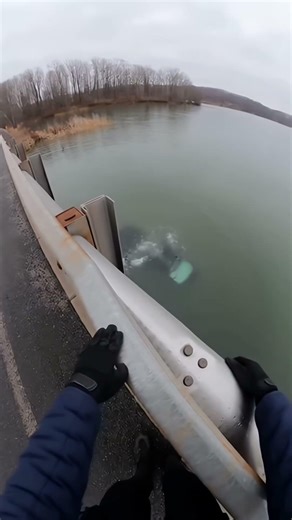 Man Rescued From Falling Off The Bridge!