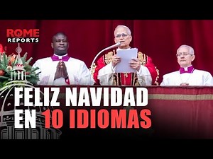 The Pope surprises everyone by sending Christmas greetings in 10 languages: Chinese, Arabic, Poli...