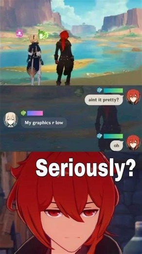 Bro Didn't See that Coming ‼️😅🤭 #genshinimpact #honkaistarrail