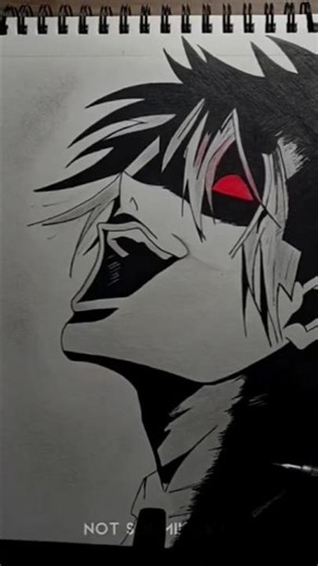 Light Yagami Drawing✨ | Death Note Realistic Art | #shorts #animeart #drawing