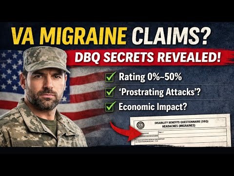 VA Migraine Claims Explained How the Migraine DBQ Can Increase Your Rating