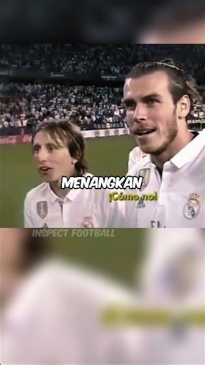 Luka Modric and Gareth Bale Asking for the La Liga Trophy😂