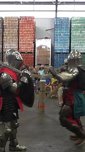 Joshua from @rust_knights_cctx vs @timmyfrench (competes with San Jacinto Knights of Houston) proving shields are useful. When I fight Tim that big dang shield is constantly in the way too 😂 ..Fights from Southern Star Brewing Company with Full Steel Combat see the full fight and plenty more on my YouTube, link in my profile!......#fitlikeaknight #buhurt #armoredcombat #larpersofinstagram #fitspo #medievalrealm #knights #fightsports #originalcharacter #cosmere #swordsman #mma | Grant the Knight