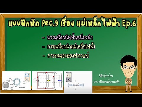 แรงเคลื่อนไฟฟ้าเหนี่ยวนำ กฏของฟาราเดย์ แม่เหล็กไฟฟ้า Ep.6 #แม่เหล็กไฟฟ้า #ฟิสิกส์ #กฎของฟาราเดย์