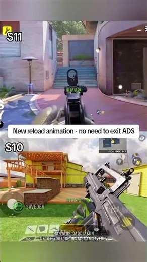 new reload animation di codm season 11 #codm #codmobile #shorts