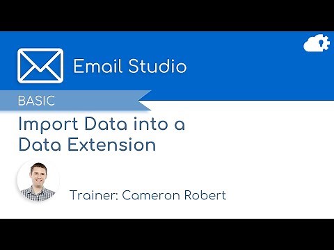 Import Data into a Data Extension in Salesforce Marketing Cloud