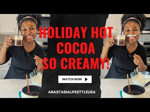 The BEST Holiday Hot Chocolate Recipe Ever 🎄☕️✨ (Super Creamy & Easy!)