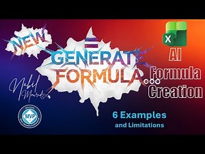 Generate Formula with Copilot- The NEW AI tool in Excel