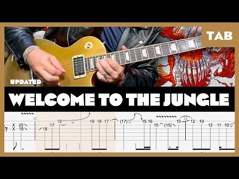 Guns N' Roses - Welcome to the Jungle (Remake) - Guitar Tab | Lesson | Cover | Tutorial