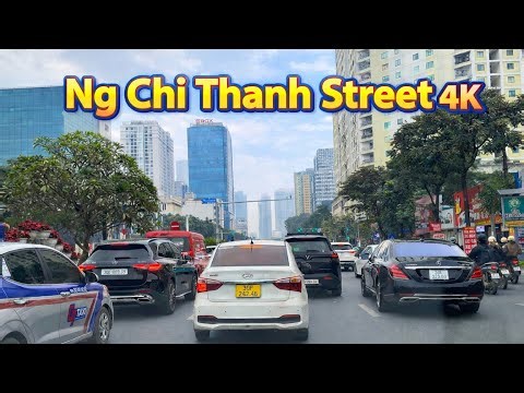 Hanoi 4K POV Drive: Nguyen Chi Thanh Street | Real City Traffic