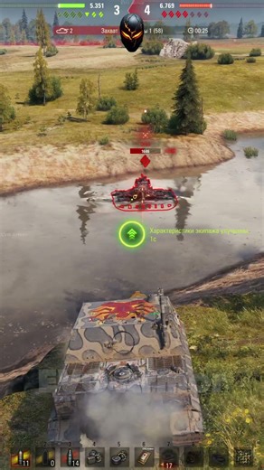 Sturmtiger Destroys Enemy with 2 Shots World of Tanks #shorts