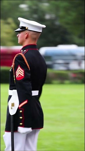 Tuesday Sunset Parade Honors Marine Corps NCOs