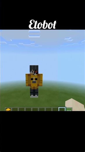 I made "Etobot" minecraft player skin #_shorts_ 🥳🥳🥳