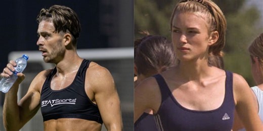 Jack Grealish compared to Keira Knightley again for training in his sports bra