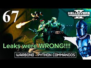 Python Commandos warbond looks “Fire” | Helldivers 2