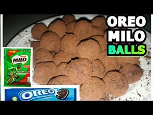 OREO MILO BALLS | oreo and milo balls recipe | STEP BY STEP | Foodypar