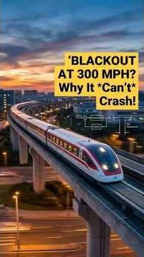 WHY MAGLEV TRAINS DON'T DROP DURING POWER FAILURE #physics #engineering #shorts