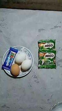 Super Easy Milo Pudding Recipe#srilankanfood #eggricerecipe #cooking #recipe #foodie