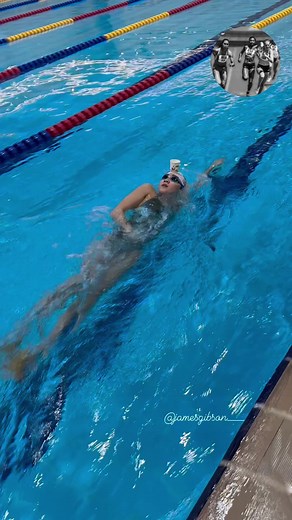 Backstroke drill technique with a sprint transfer all while balancing a cup 😁✅🇨🇳 | Sports Addict