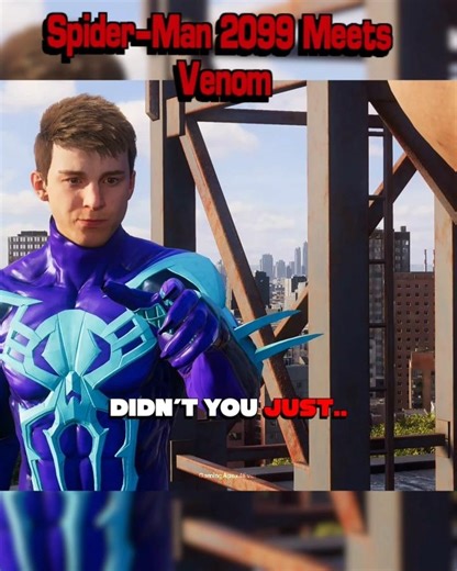 POV: SPIDER-MAN 2099 MEETS THE VENOM SYMBIOTE