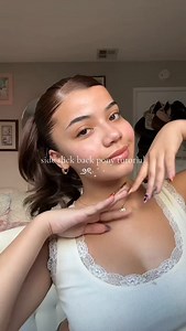 side slick back ponytail 🎀 #hairtok #hairtutorials #slickback #slickbackponytail #hairstyle #hair | Haircaretipps