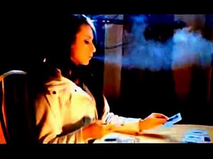 Julia Smoking In Virginia Slims in Leather Pan