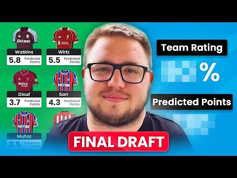 FPL Winner's FINAL Team Reveal! 🔒 | FPL 24/25 Champion's Draft 🏆 | Fantasy Premier League 2025/26