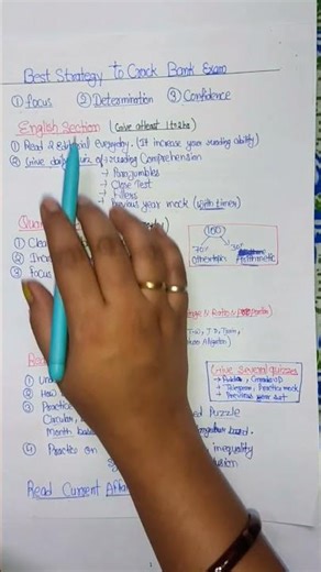 best strategy for bank exam | how to clear bank exam in 1st attempt#shorts#bankexam#strategy