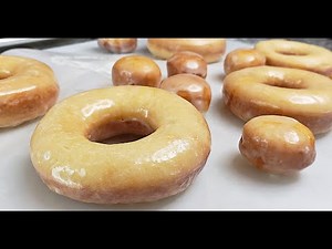 GLAZED DONUTS | Homemade Donuts Recipe | KRISPY KREME Style Donuts