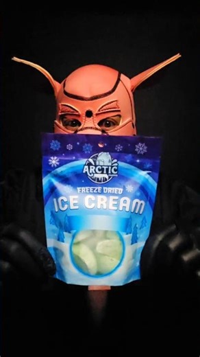 Mint Chocolate Chip Freeze Dried Ice Cream ASMR mukbang