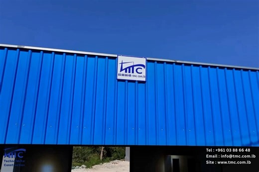 Six steel-structured warehouses totaling 3,000 m2 Smartly designed to fit a tight site without losing function. | Techno Metal Construction - TMC | Facebook