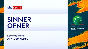 Sinner-Ofner: highlights Atp Roma. VIDEO