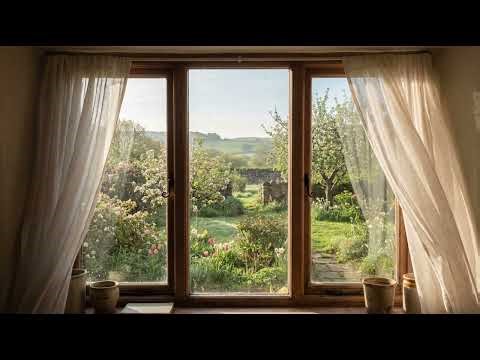 Peaceful Spring Morning Screensaver (No Ads)🌸 | Relaxing Nature & Sunrise Ambience (2 Hours 4K)