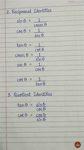 Class 10 Trigonometry Formulas List | Full Chapter Revision