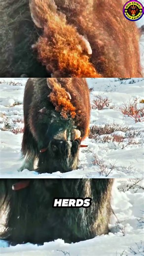 Musk ox at the Alaska Wildlife #shorts #wildlife #facts