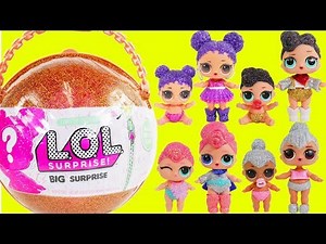 LOL Surprise Dolls + Lil Sisters Big Giant Surprise Ball