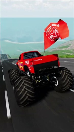Insane Monster Truck Jumps & Epic Crashes! | BeamNG drive