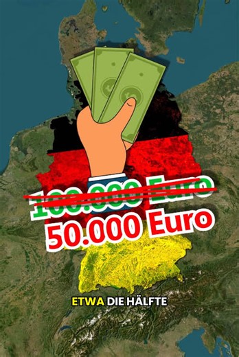 Warum fliehen immer mehr Menschen aus Deutschland?#geografia #mappa #viral #fyp