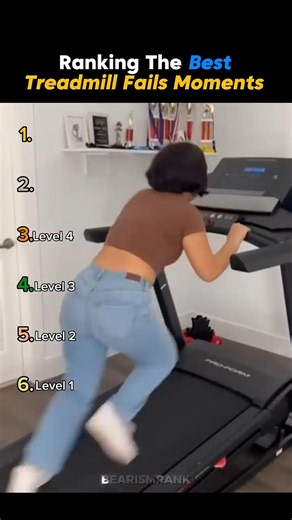 Ranking The Best Treadmill Fails Moments #ranking